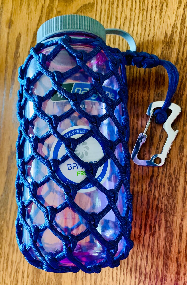 Water Bottle Wrap Custom Paracord 50 ft Loop Etsy