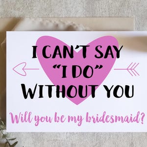 3er Set Brautjungfer Vorschlag Karten, Retro Karte, Hochzeit stationär, Braut zu sein, physische Karte, Vorschlagskarte, Brautjungfer Geschenk, Retro Design