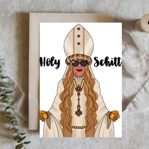 Carte d'anniversaire du ruisseau Schitts, rose Moira, saint schitt, carte drôle, anniversaire, carte physique, pélican mécontent, moira de mariage, fiançailles