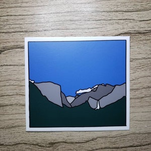 Yosemite Tunnel View Sticker