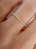 Eternity Ring,Promise Ring,Eternity Band, Engagement Ring, Thin Wedding Band| Sterling Silver, Gold, Rose Gold,QW04 