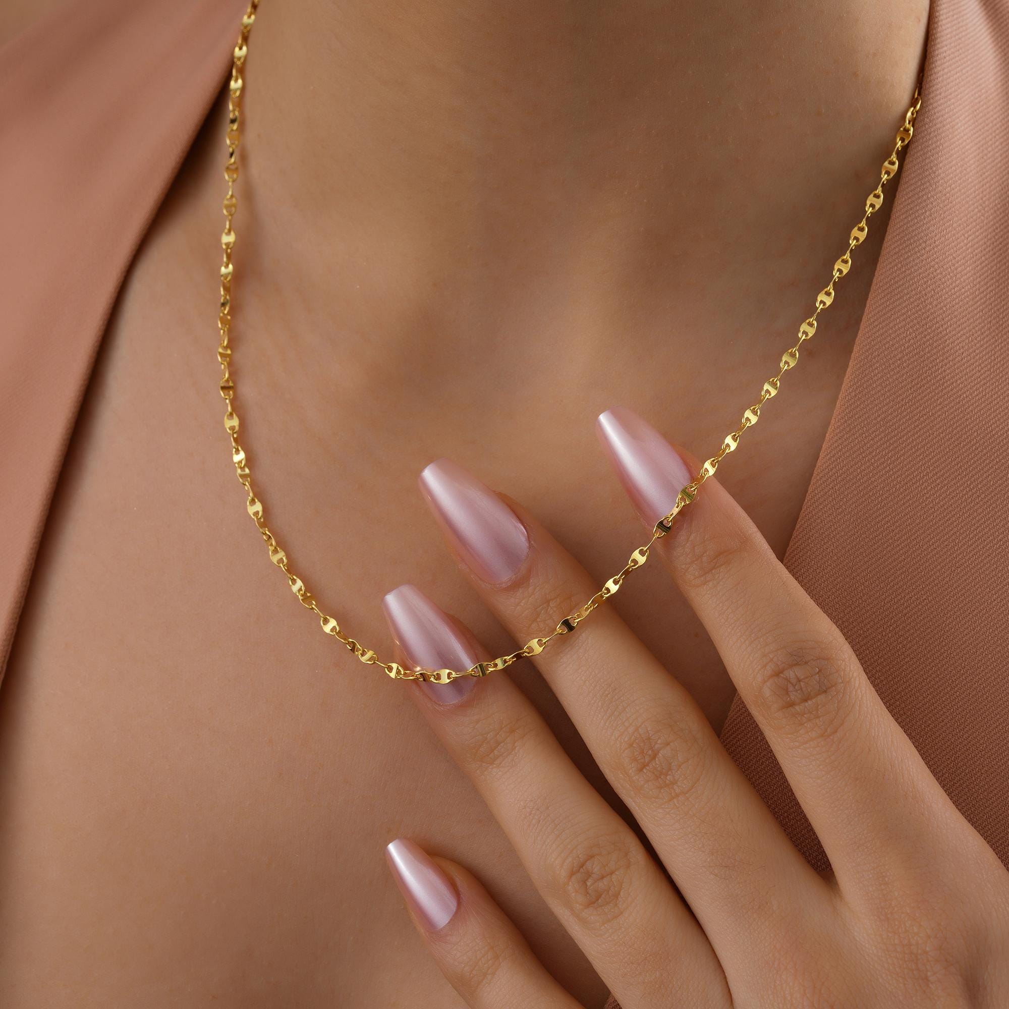 Sparkly Gold Chain - Etsy Canada