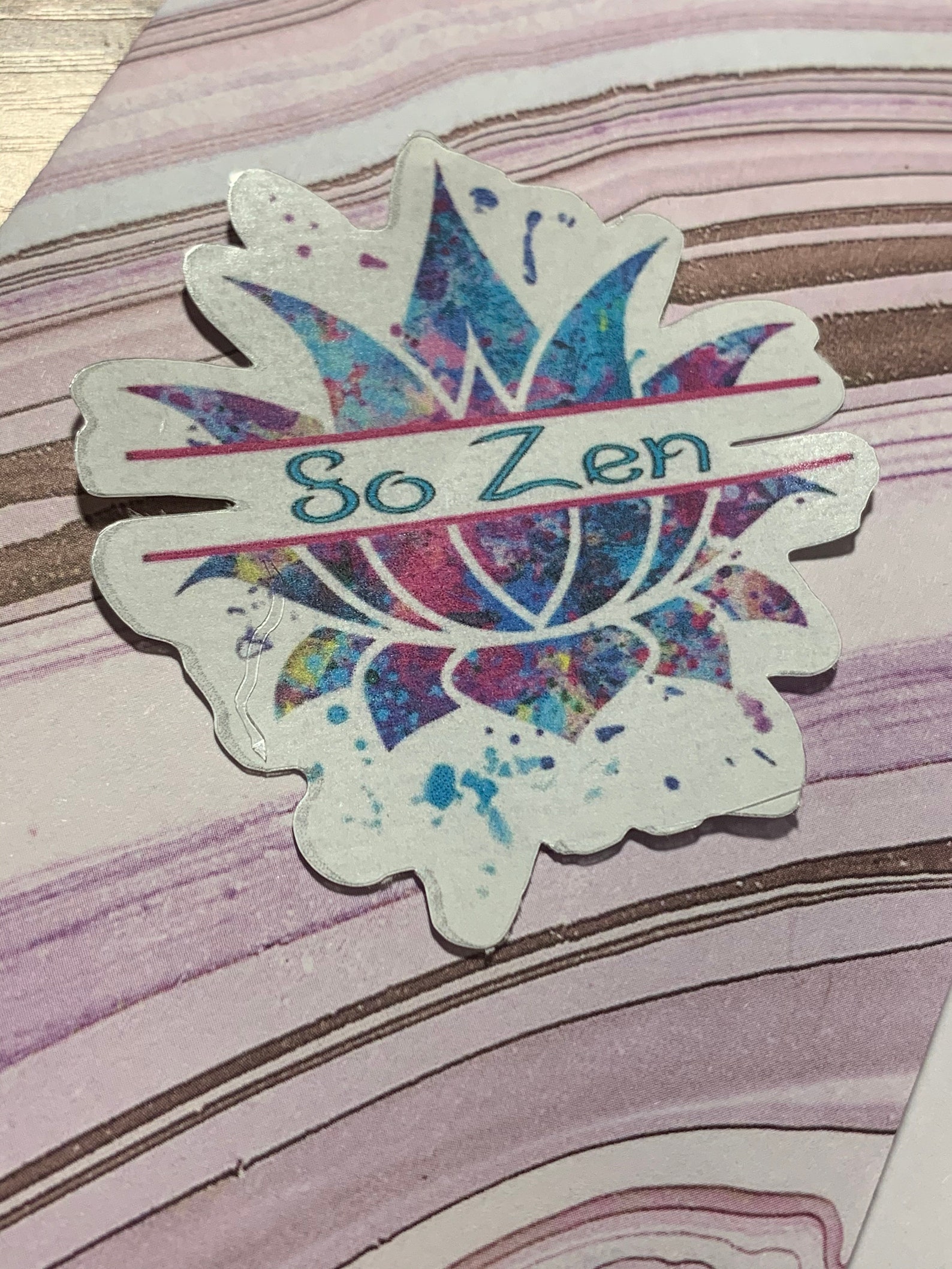 So Zen vinyl decal sticker 2.5 height Etsy