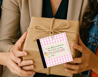Teacher Appreciation Gift Tag: Back to School Printable (PDF Download)