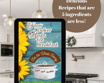 Recetas de desayuno en olla de cocción lenta: Comidas fáciles y familiares (Descarga digital)