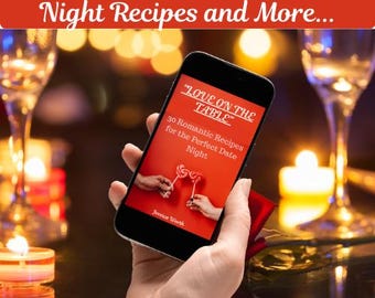 Manual completo para una cita romántica en San Valentín: 30 recetas románticas y más (descarga digital)
