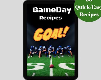 Recetario para el día del partido: Comida fácil y rápida para fiestas (Descarga digital)