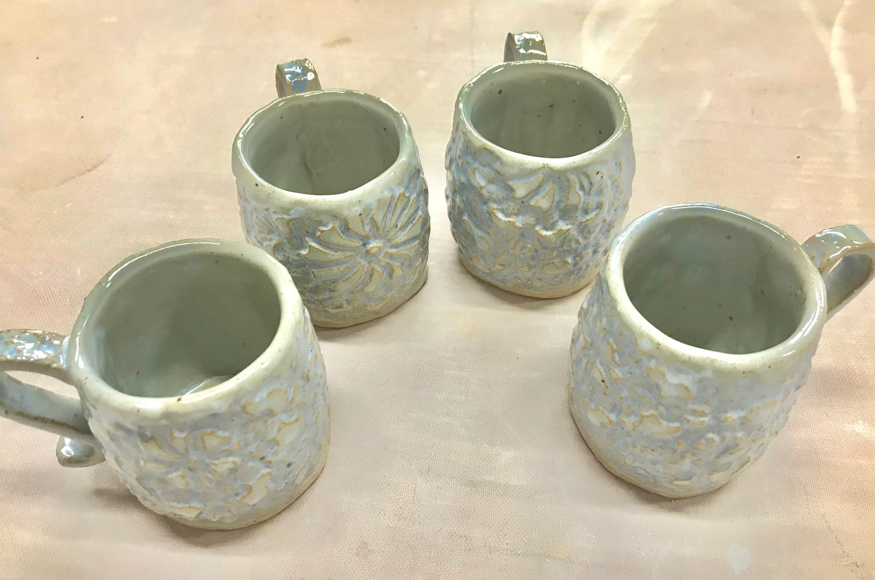 Ceramic Tea Set Handmade Personalized Pottery Set of 46 Etsy