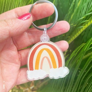 Boho Rainbow Keychain