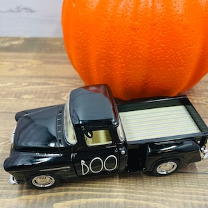 Vintage Truck | Rae Dunn Inspired Truck | Halloween Truck | Tiered Tray Truck | Farmhouse Truck | Mini Vintage Truck | Black Truck