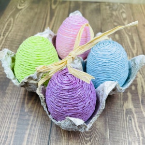 Easter Eggs | Pastel Easter Eggs | Tiered Tray Easter Decor | Easter Decor | Tiered Tray Easter Eggs | Easter Egg Carton