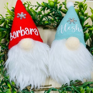 Personalized Gnome Ornament | Gnome Christmas Ornament | Personalized Ornament | Personalized Christmas Ornament | Gnome Ornament