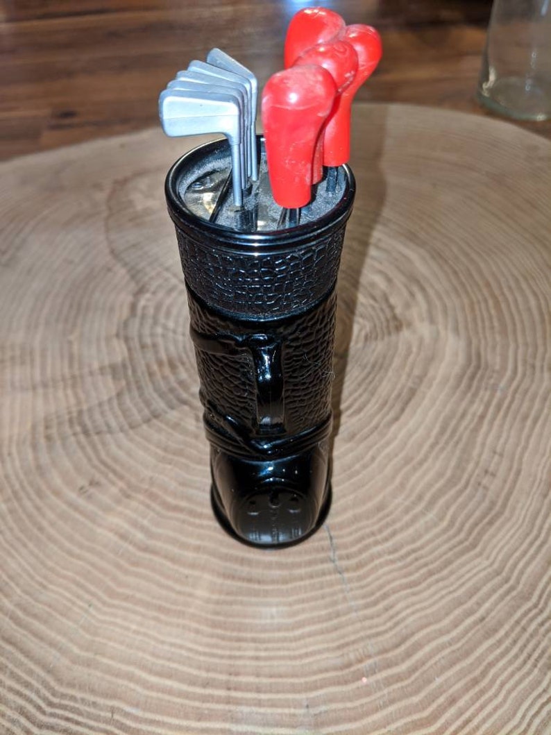 Vintage AVON Golf Clubs Bottle Bravo Etsy