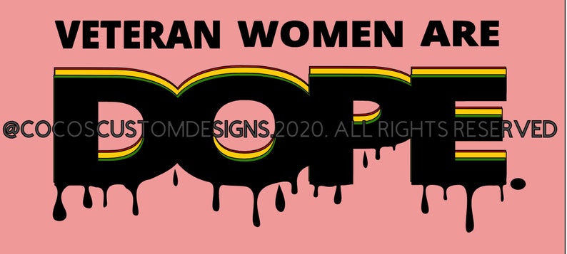 Download Veteran Women are Dope Svg Female Veteran Shirt design USN | Etsy
