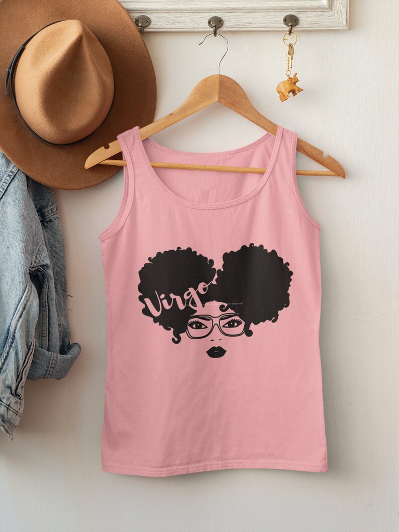 Download Virgo Svg File Afro Woman Svg September Black Queens August | Etsy