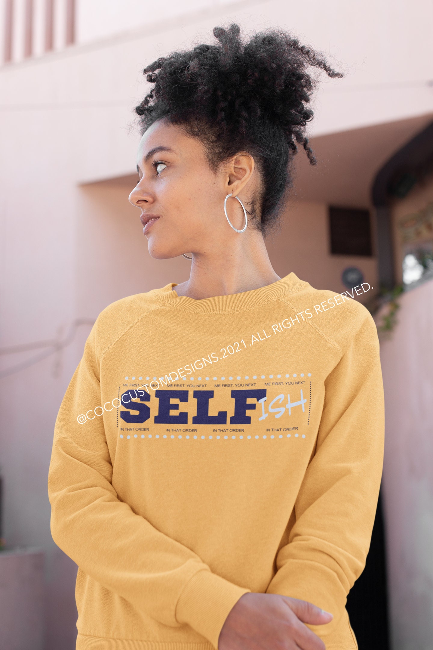 Selfish mother hoodie new arrivals