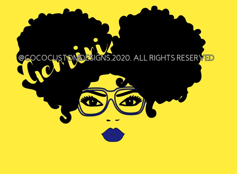 Download Gemini Svg File Afro Woman Svg May Black Queens June | Etsy