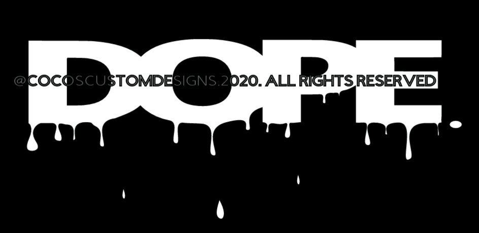 Dope Drip Drip Letters Svgdope PNG Use This for Stickers - Etsy