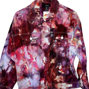 Tie Dye Demin Jacket Size Small