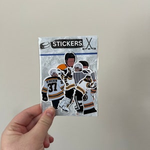 Paquete de calcomanías de los Bruins / Paquete de 5 calcomanías de los Boston Bruins