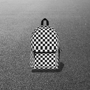 Checkered Backpack | Racing Backpack | Racing Bag
