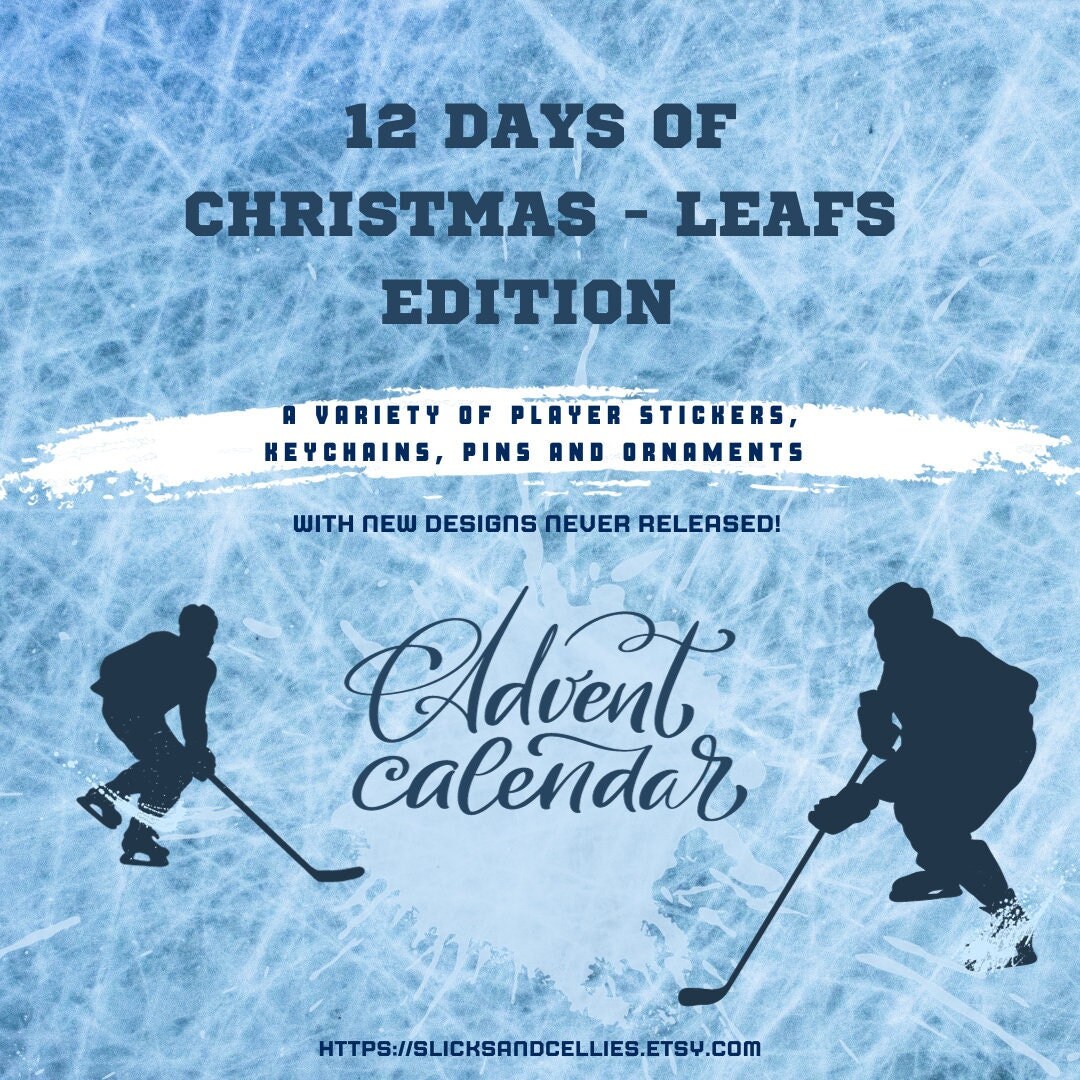 Leafs Advent Calendar 12 AND 24 Days of Christmas Countdowns Etsy
