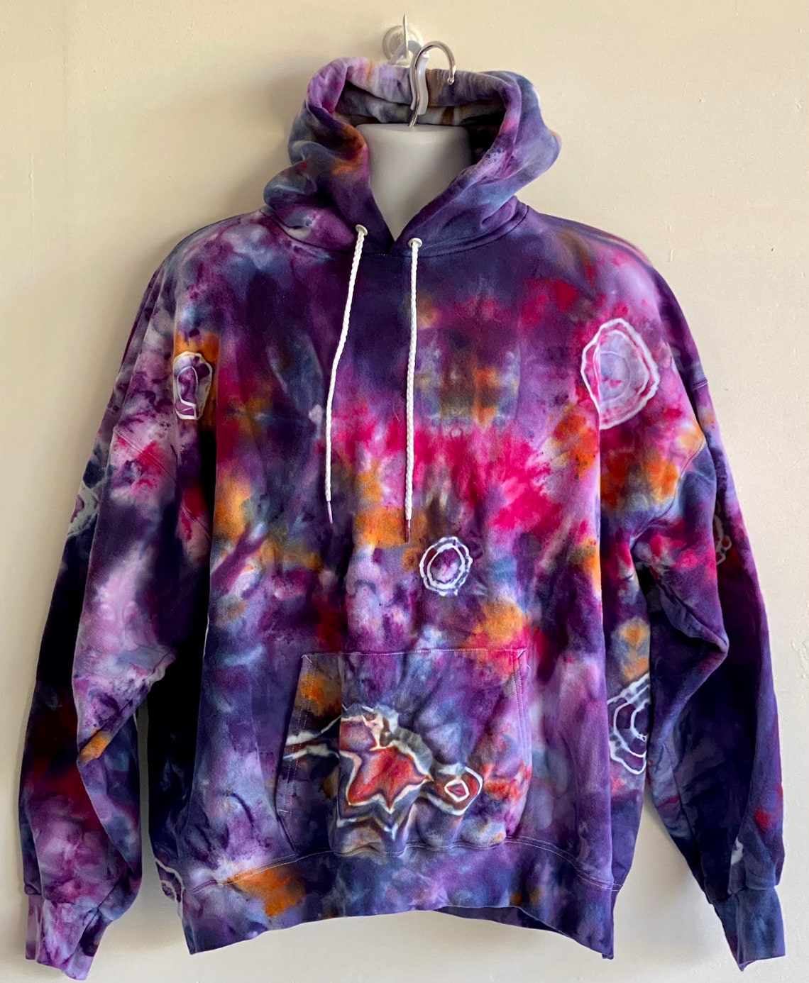 Tye dye hoodie size XL | Etsy
