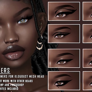 50 Imvu Fitted Eyeliners [ FULL PACKAGE]