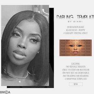 DARLING Mesh Head Template