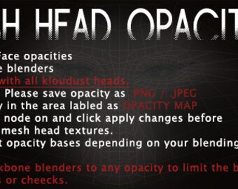 7 MeshHead Opacities
