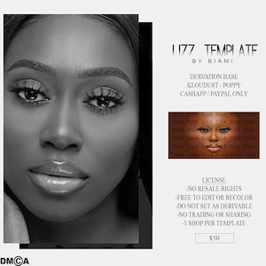 LIZZ Mesh Head Template