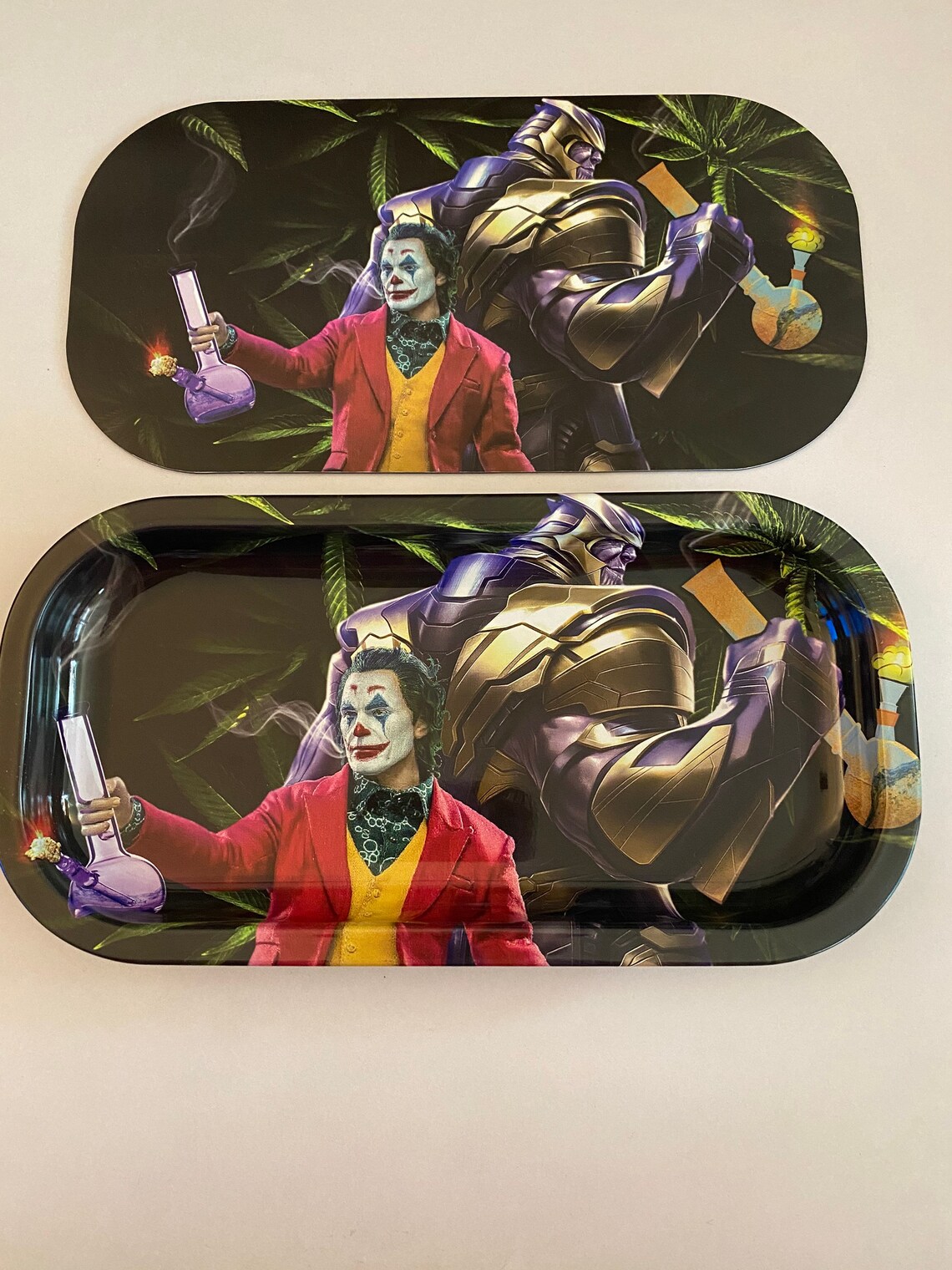 Joker Rolling Tray w/ Lid Smell proof Etsy