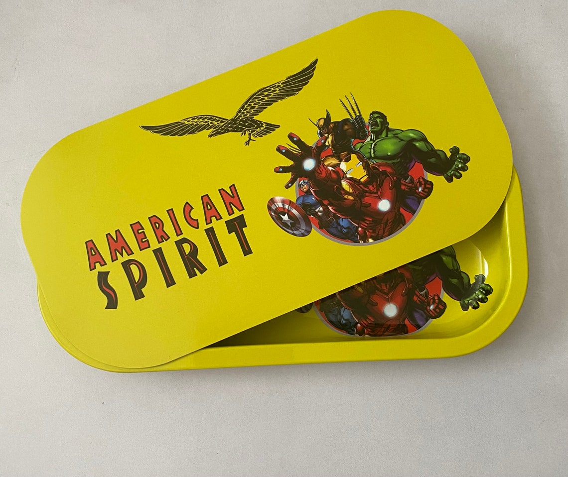 Rolling Tray/ Ashtray with Lid Etsy