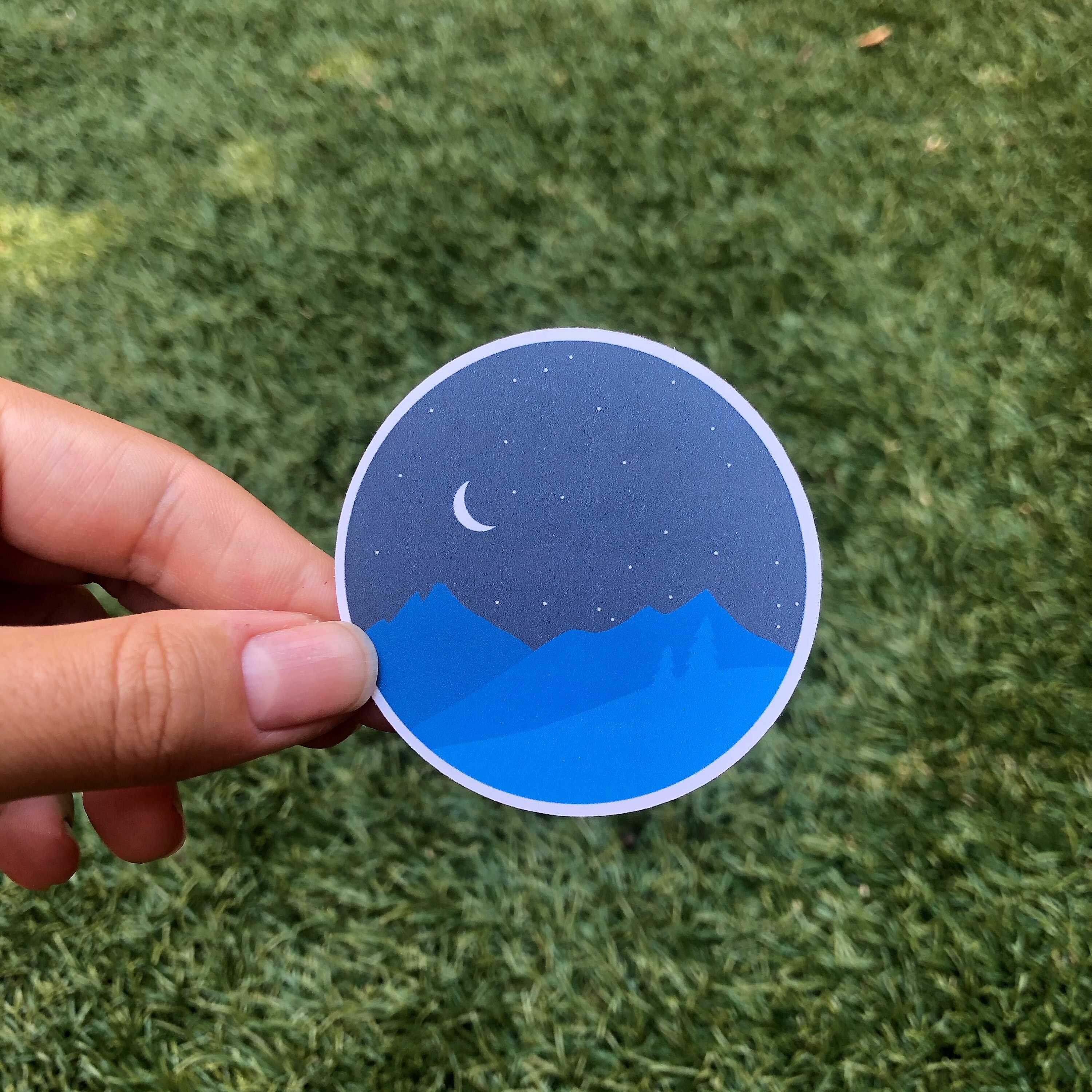 Matte Vinyl Night Sky Sticker | Etsy