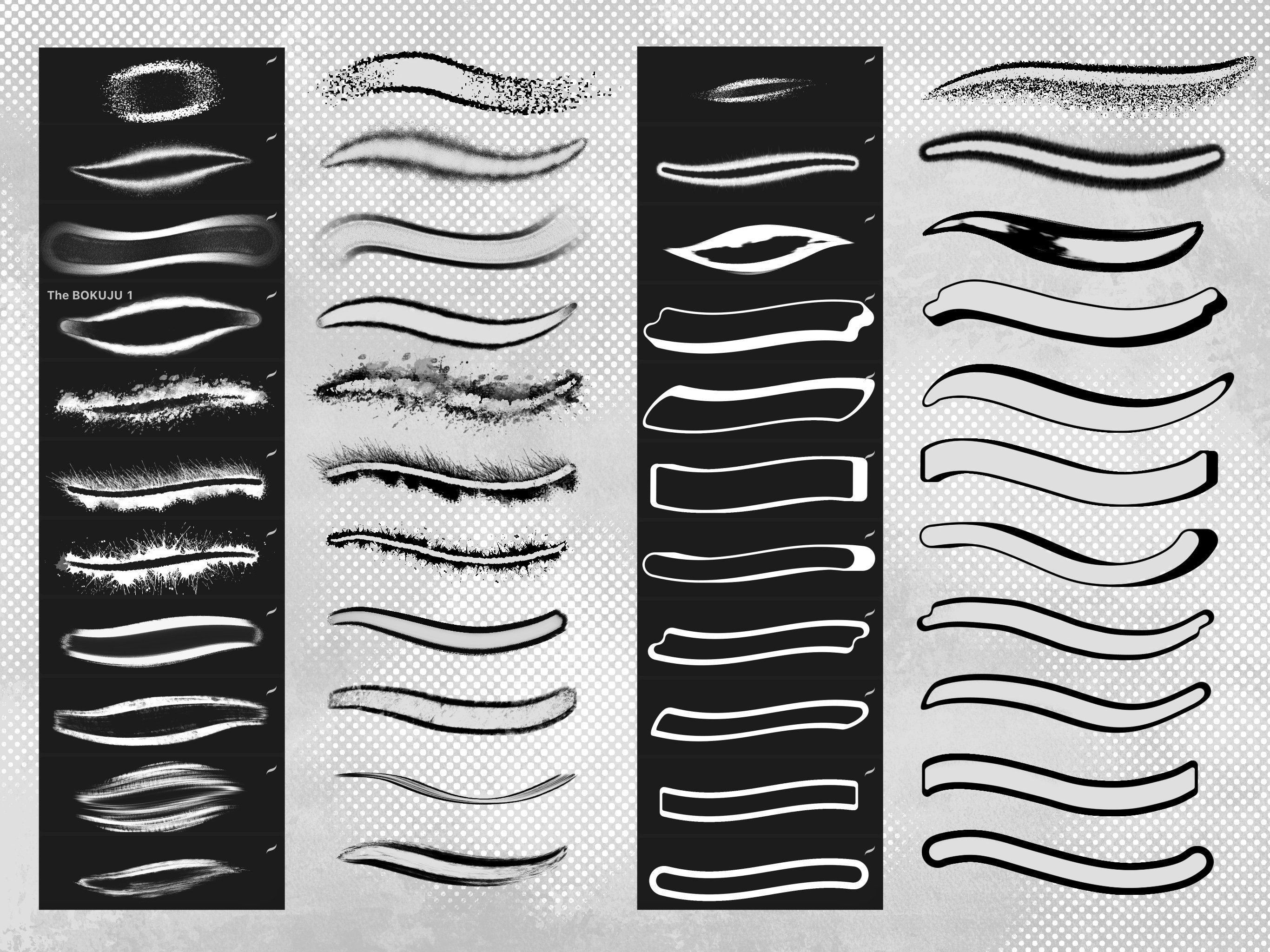 22 Pieces of Outline Brush Set / Outline Lettering Brush Set / Etsy