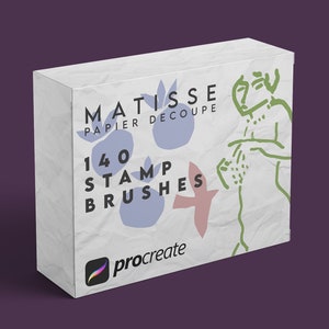 140 Teile des Stempelsets Henri Matisse.