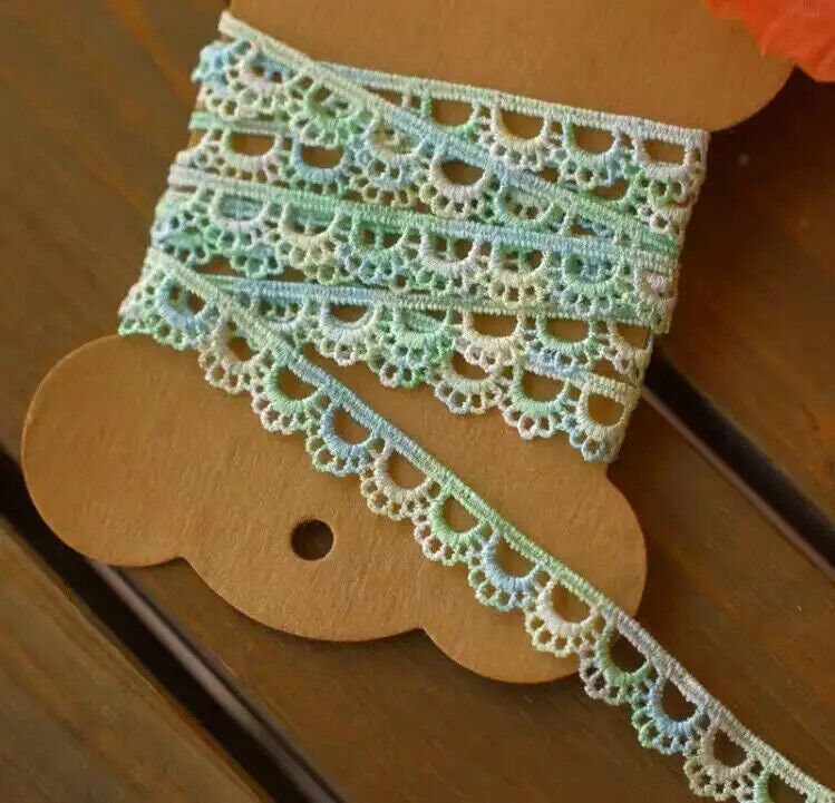 3/8 Inch Wide Lace Trim Ribbon Select Color Price per Yard - Etsy