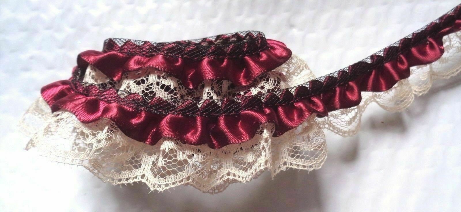 Ruffle Lace Trim 1 selling by the yard/ select color Etsy