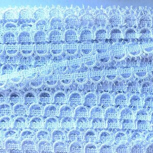 Loop Braid, 1/2-inch-wide white color price 10 yard