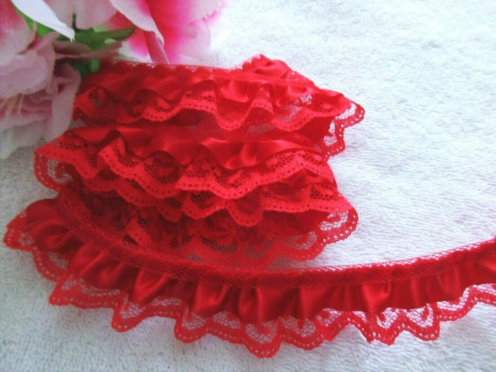 Ruffle Lace Trim 1 Selling by the Yard/ Select Color Etsy