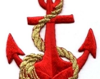 ANCHOR  iron on patch applique 2 1/8 X 2 1/2 inch select color