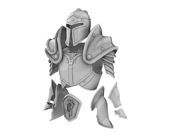 Conjunto completo de armadura de la Alianza imprimible en 3D