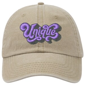 Embroidered Cotton Dad Hat: Unique Design, Adjustable Fit