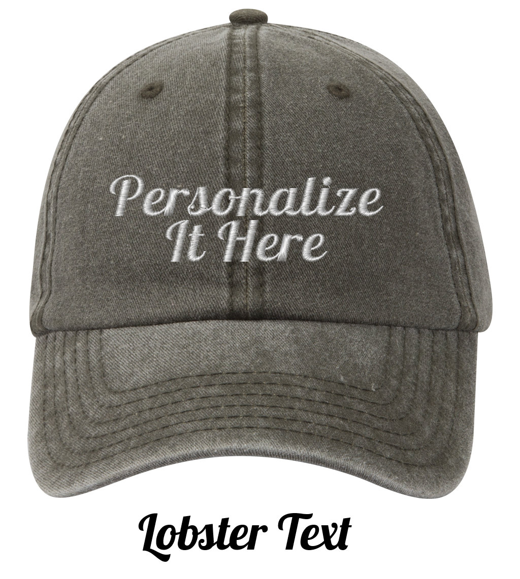 Your Text Here - Personalized Dad Hat - Vintage Custom Hat - Embroide…