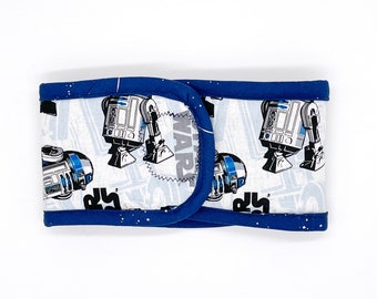 Blue & White Droid Dog Belly Band - Dog Diaper for Male Dogs - Washable - BUNDLE DISCOUNT AVAILABLE