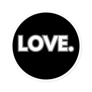 ESPÉRANCE. L'AMOUR. PAIX. Autocollant pour voiture et fenêtre - Vinyle de qualité supérieure  - Autocollant pour l'extérieur de la fenêtre