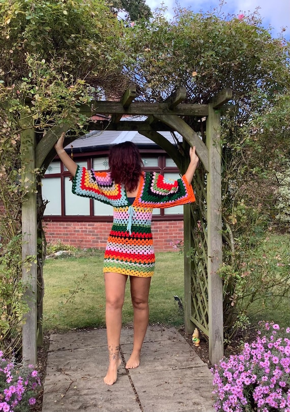 garden crochet dress Crochet Shag Dress | Chic Crochet Dresses for Resort & Vacation Wear