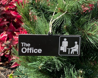 The Office Logo Plaque Ornament