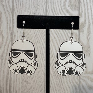 Storm Trooper Earrings
