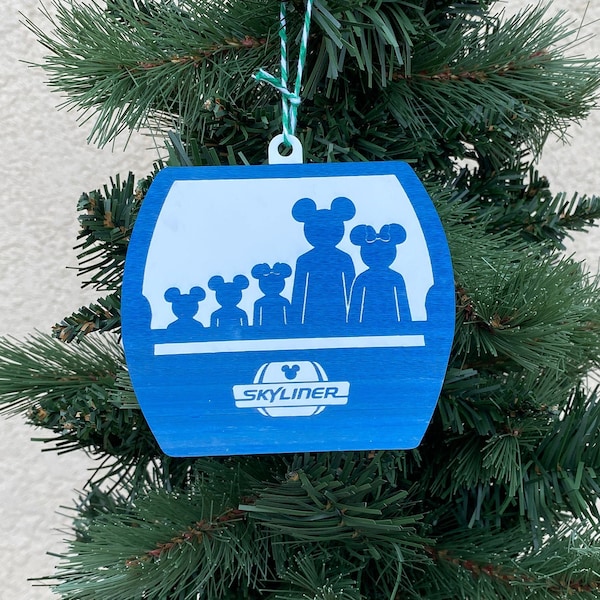 Personalized Skyliner Ornament